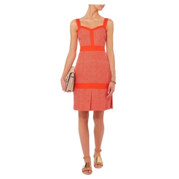 tory burch dress orange